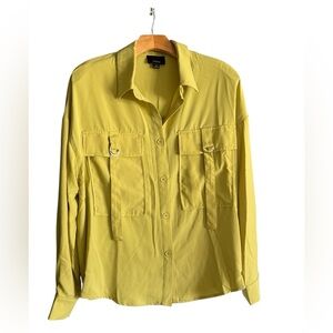 Lumiere Mustard/Golden Button-Down Shirt